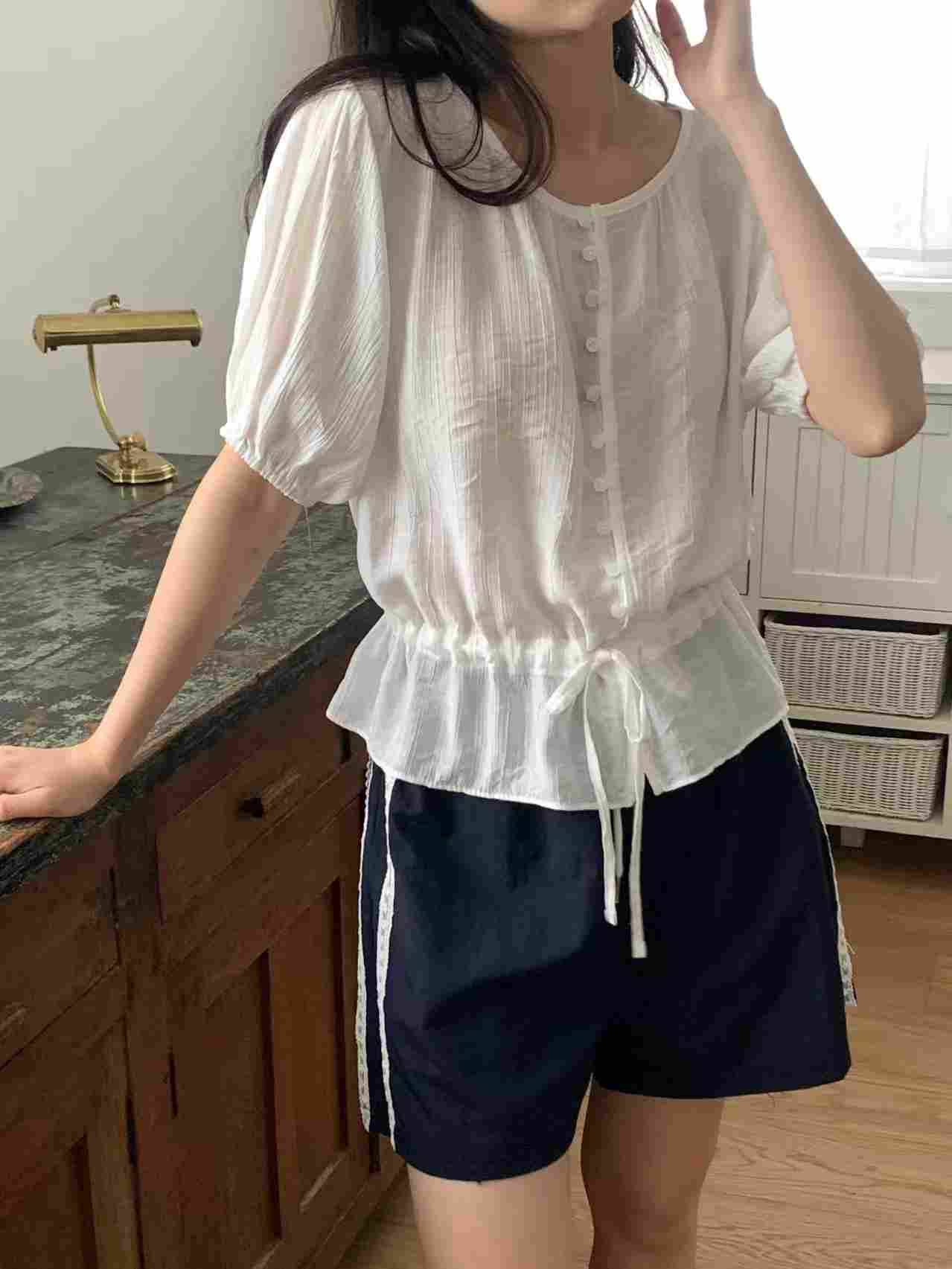 O SENSE-오센스-T東大門㊣直郵女士新品熱賣休閑襯衫蕾絲衫O SENSE襯衫/蕾絲衫
