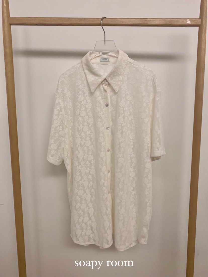 SOAPYROOM韓國直郵㊣女士新品真品推薦職業休閑人氣襯衫蕾絲衫SOAPYROOM襯衫/蕾絲衫