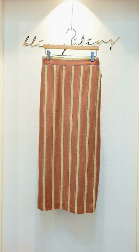 RICO東大門㊣代購女士新品25春夏真品人氣時尚休閑職業長裙bling bling/RICO長裙