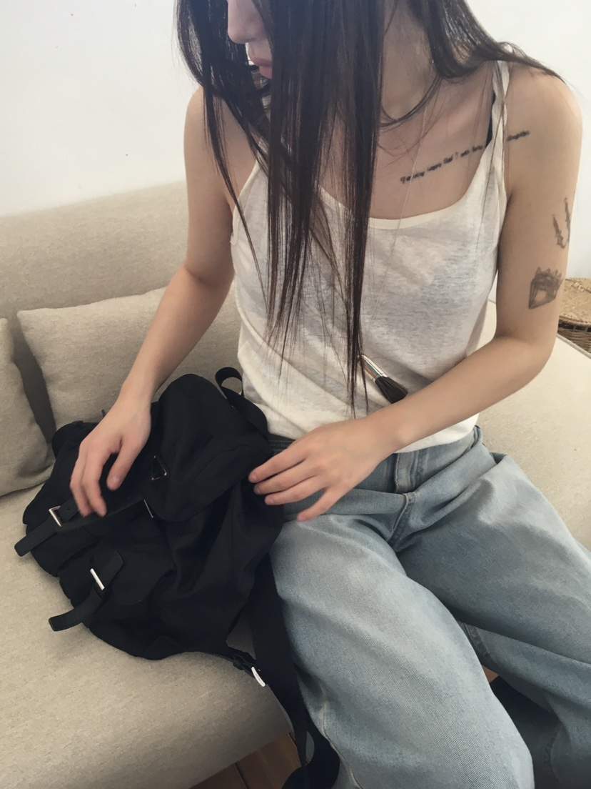 CEDARWOOD韓國直郵㊣女裝新款休閑真品時尚人氣吊帶背心亞麻CEDARWOOD吊帶/背心