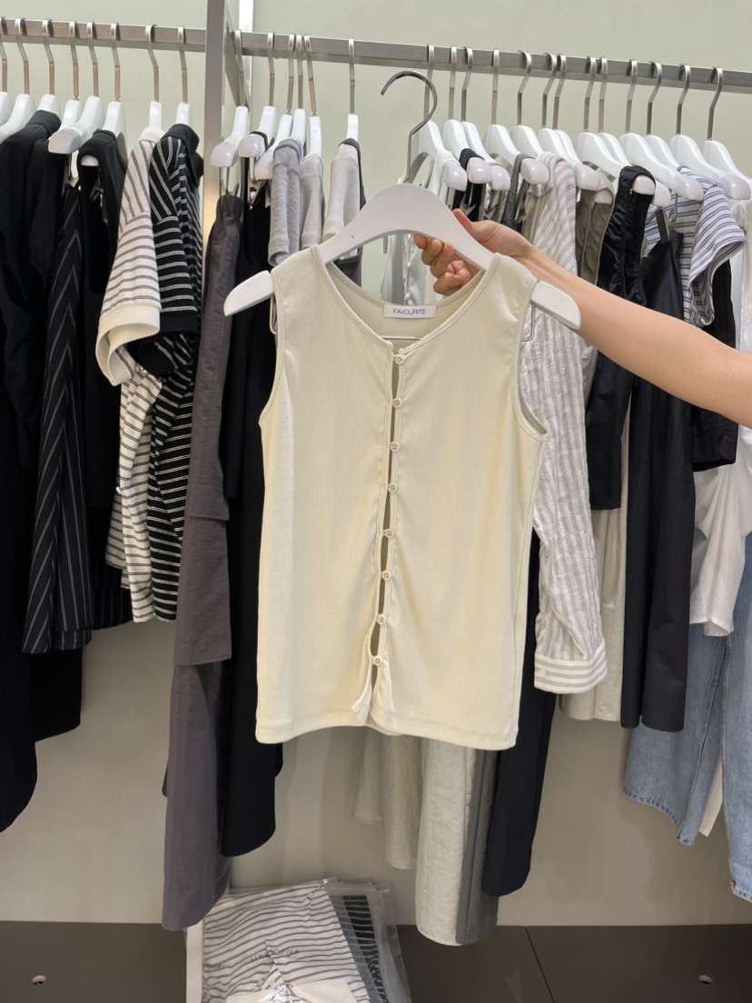 FAVE/FAVOURITE韓國直郵㊣女士新品休閑人氣時尚馬甲不含內搭FAVOURITE馬甲