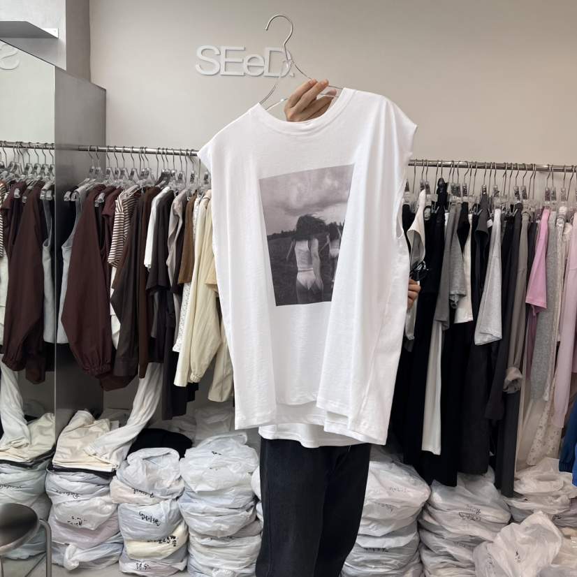 LEESEED-A韓國代購㊣女士新款真品時尚休閑推薦職業吊帶背心SEeD/LEESEED吊帶/背心