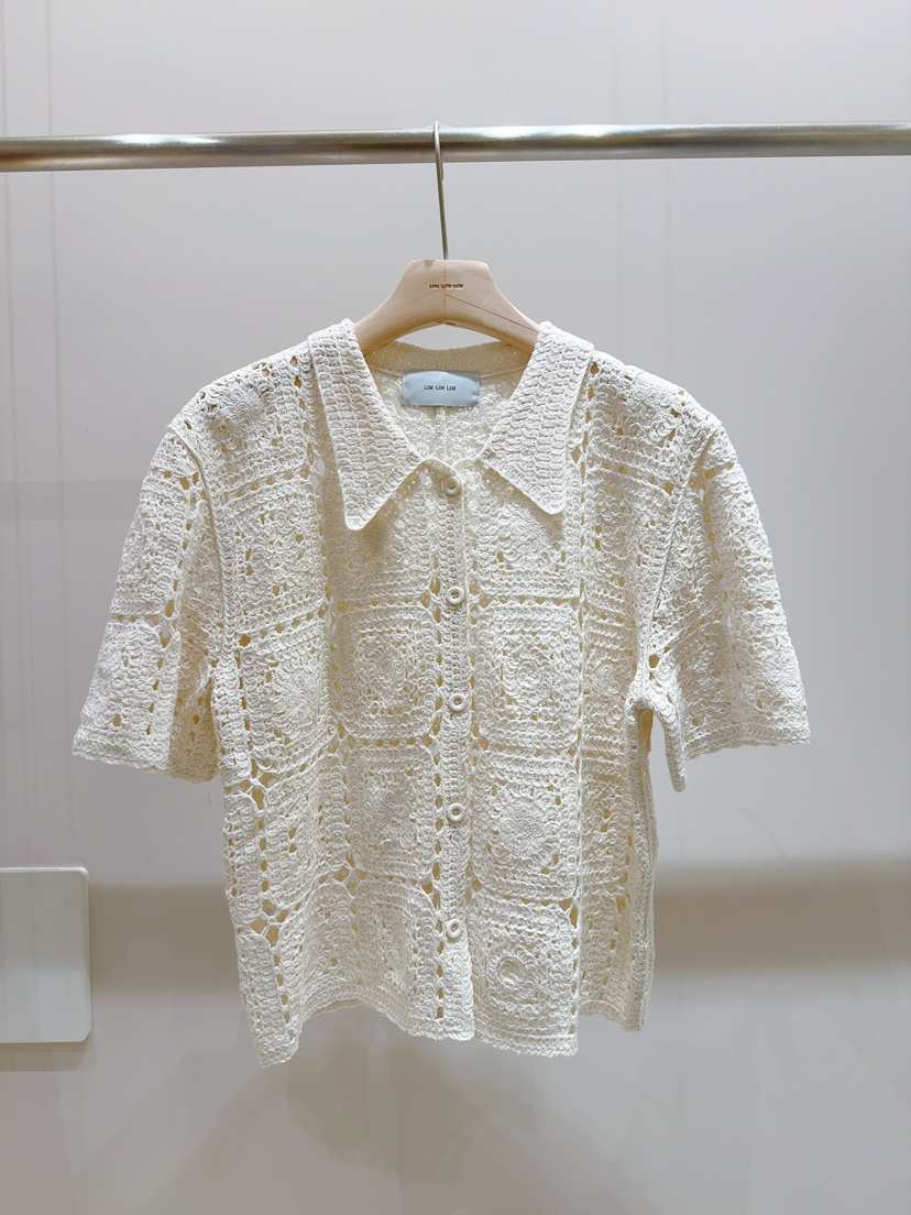 LIMLIMLIM韓國直郵㊣女裝新品25春夏職業推薦針織衫鉤針編織LIM LIM LIM針織衫