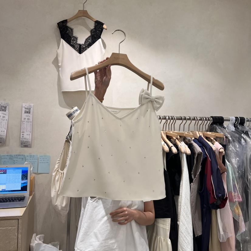 SALONDEMAG韓國代購㊣女士新款推薦25春夏休閑時尚吊帶背心SALONDEMAG吊帶/背心