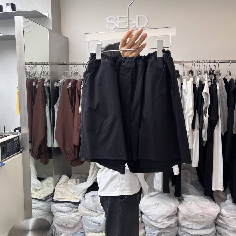 LEESEED-A韓國代購㊣女裝新款25春夏職業真品人氣時尚短褲SEeD/LEESEED短褲