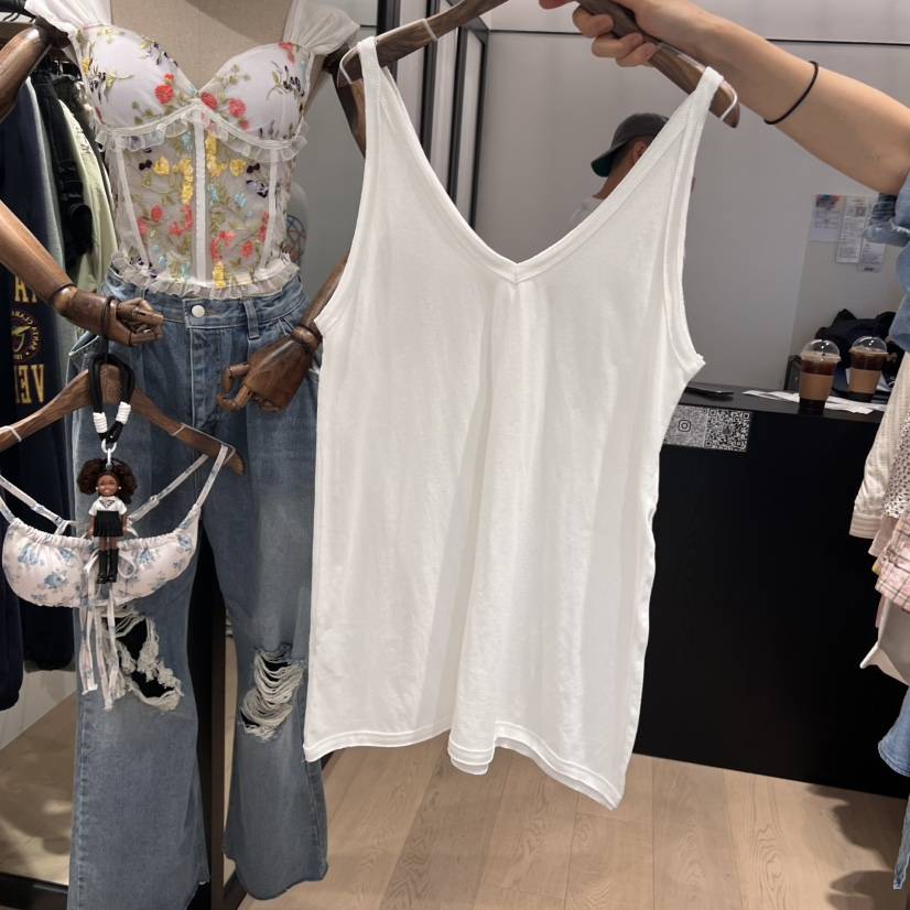 LOVE PULL東大門㊣直郵女士新款熱賣休閑時尚人氣吊帶背心LOVE PULL吊帶/背心