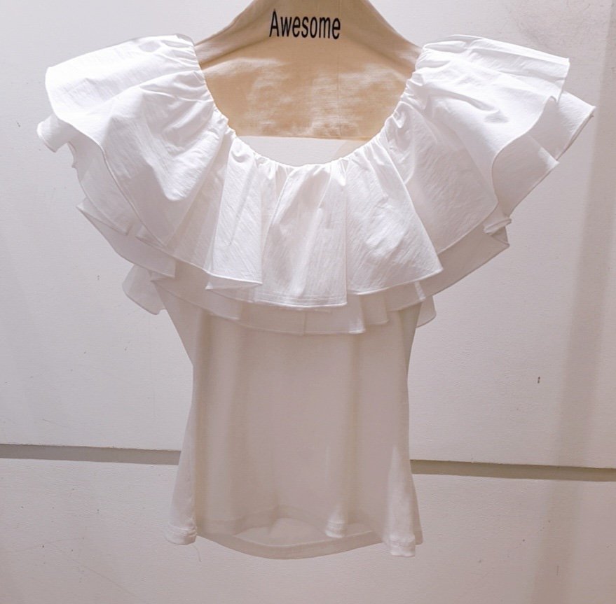 AWESOME-P東大門㊣代購女士新品休閑推薦熱賣時尚襯衫蕾絲衫AWESOME-P襯衫/蕾絲衫