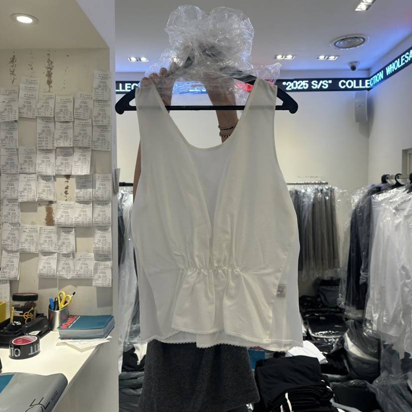 OUTFIT東大門㊣直郵女裝新品人氣25春夏職業時尚熱賣吊帶背心OUTFIT吊帶/背心