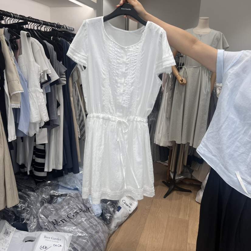 BIEN GARDER韓國代購㊣女士新品人氣時尚25春夏熱賣連衣裙BIEN GARDER連衣裙
