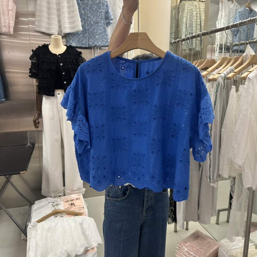 CORNER東大門㊣代購女士新品休閑熱賣真品職業25春夏襯衫蕾絲衫CORNER.302襯衫/蕾絲衫