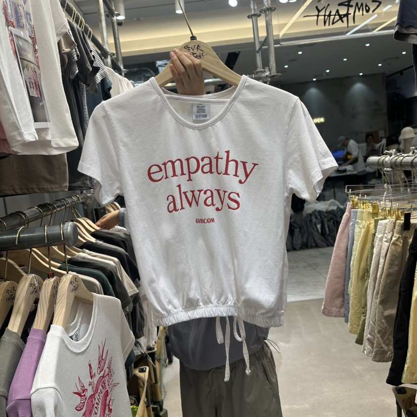 GVR COMPANY韓國直郵㊣女士新品職業推薦25春夏時尚休閑T恤GVR-COMPANYT恤
