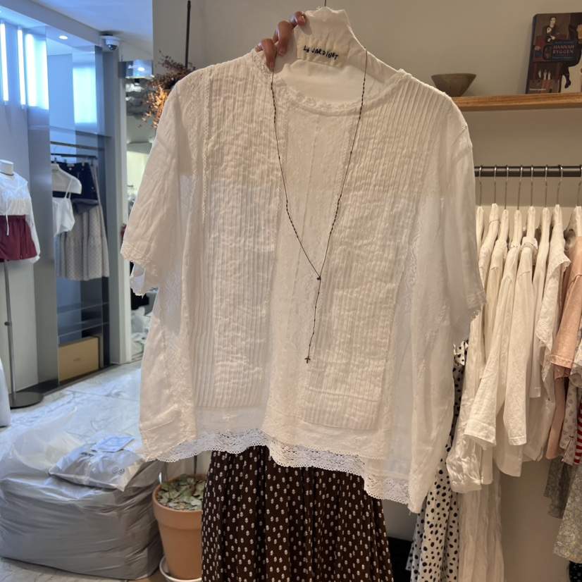 LE JARDINET東大門㊣直郵女裝新品真品人氣25春夏襯衫蕾絲衫LE JARDINET襯衫/蕾絲衫