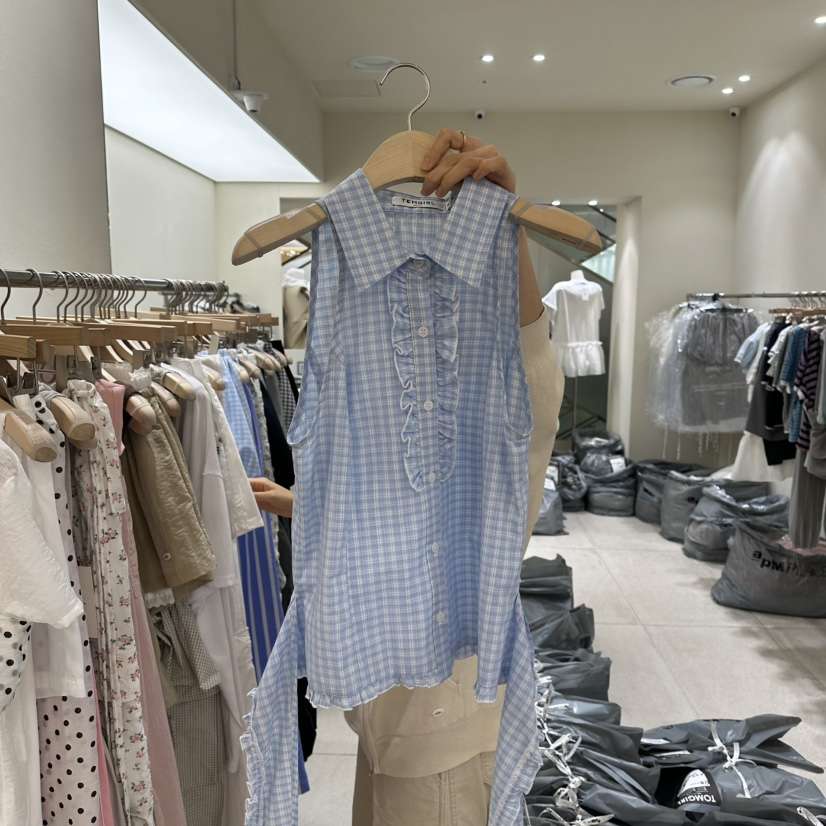 TOMGIRL東大門㊣實拍女士新品25春夏休閑人氣真品職業吊帶背心TOMGIRL吊帶/背心