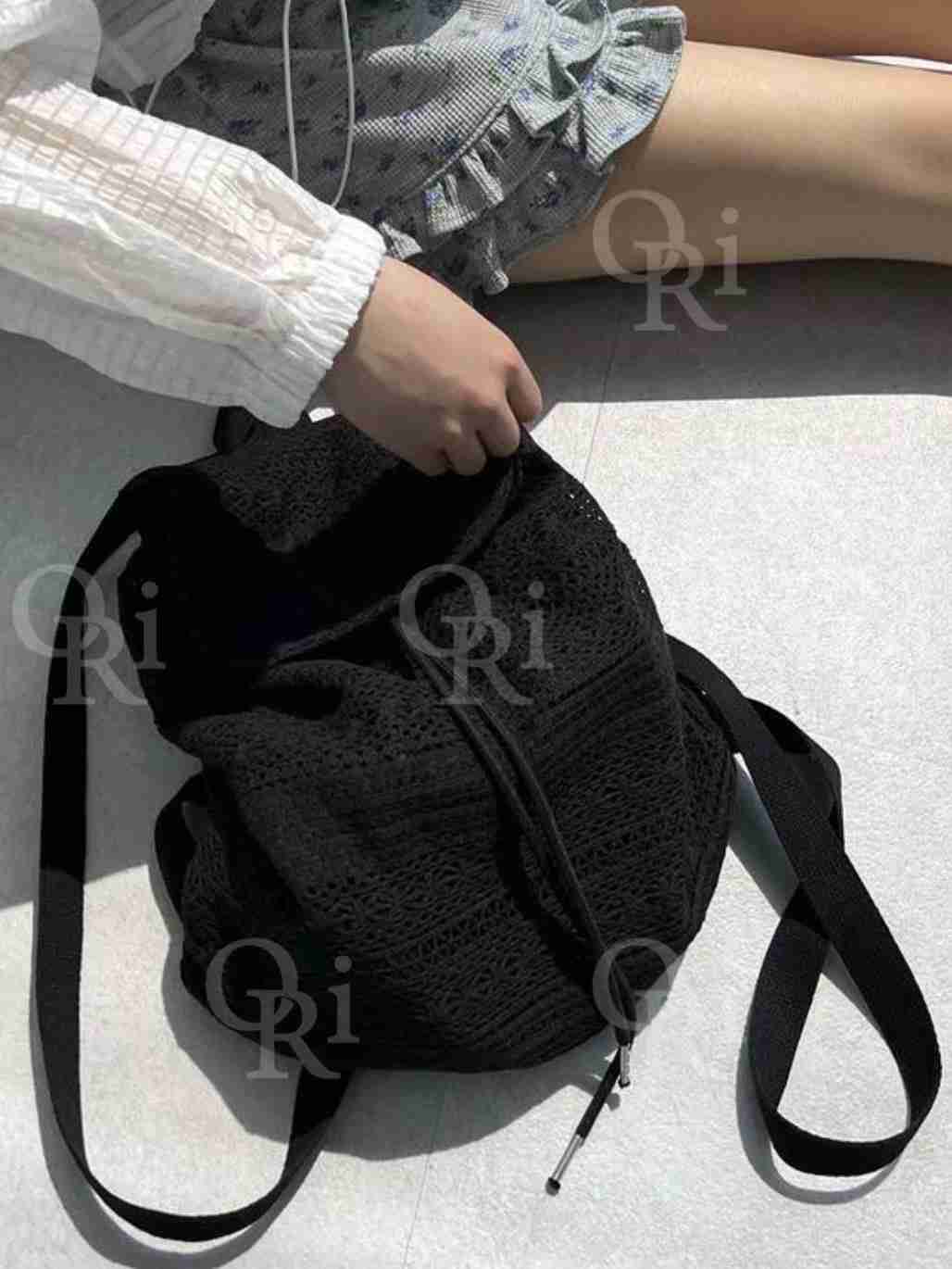 O-RI-오리-T東大門㊣代購女士新款時尚真品25春夏雙肩背包O-RI雙肩背包