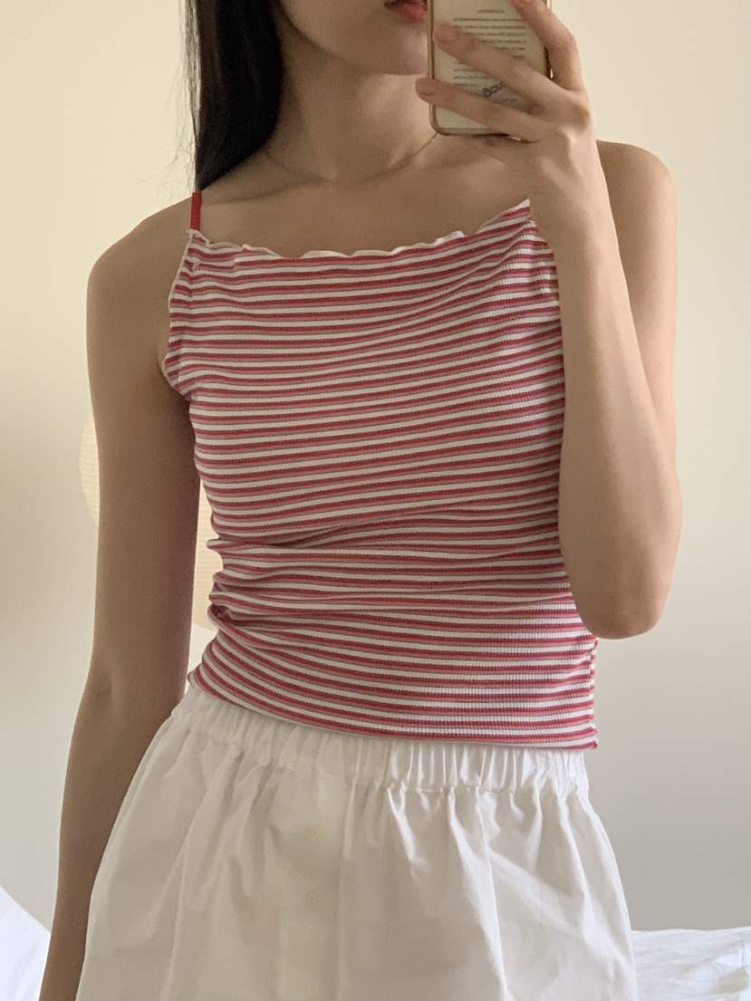 LOGARDEN東大門㊣實拍女士新品25春夏職業真品人氣吊帶背心LO GARDEN吊帶/背心
