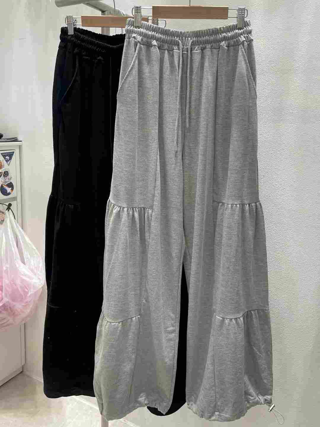 WOOJOO東大門㊣直郵女士新品25春夏時尚休閑推薦人氣休閑褲WOOJOO休閑褲