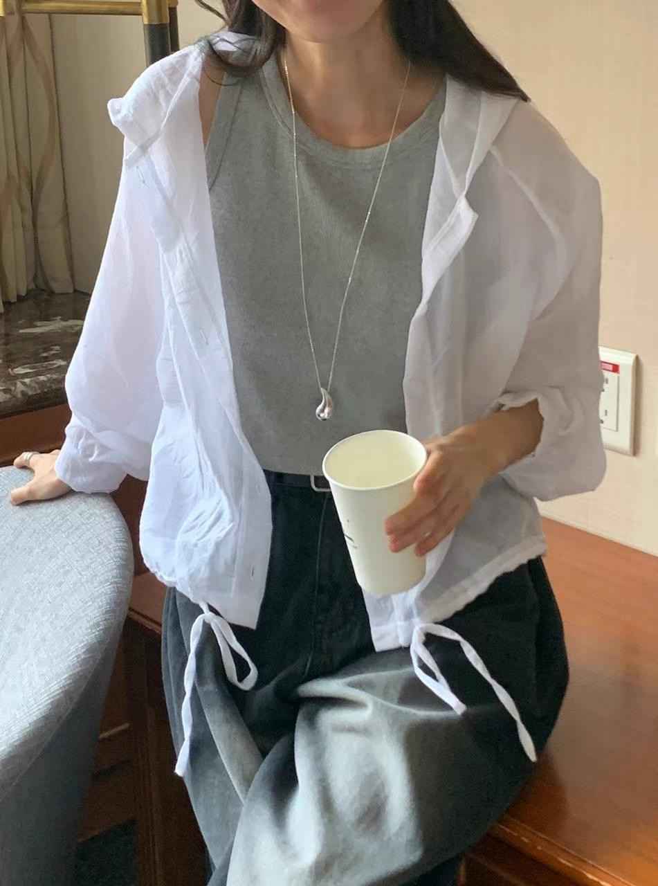 BLUSHER東大門㊣直郵女裝新品真品推薦時尚25春夏襯衫蕾絲衫BLUSHER襯衫/蕾絲衫