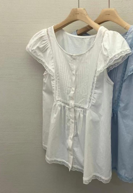 J-STORY東大門㊣直郵女裝新款25春夏推薦真品休閑襯衫蕾絲衫J-STORY襯衫/蕾絲衫