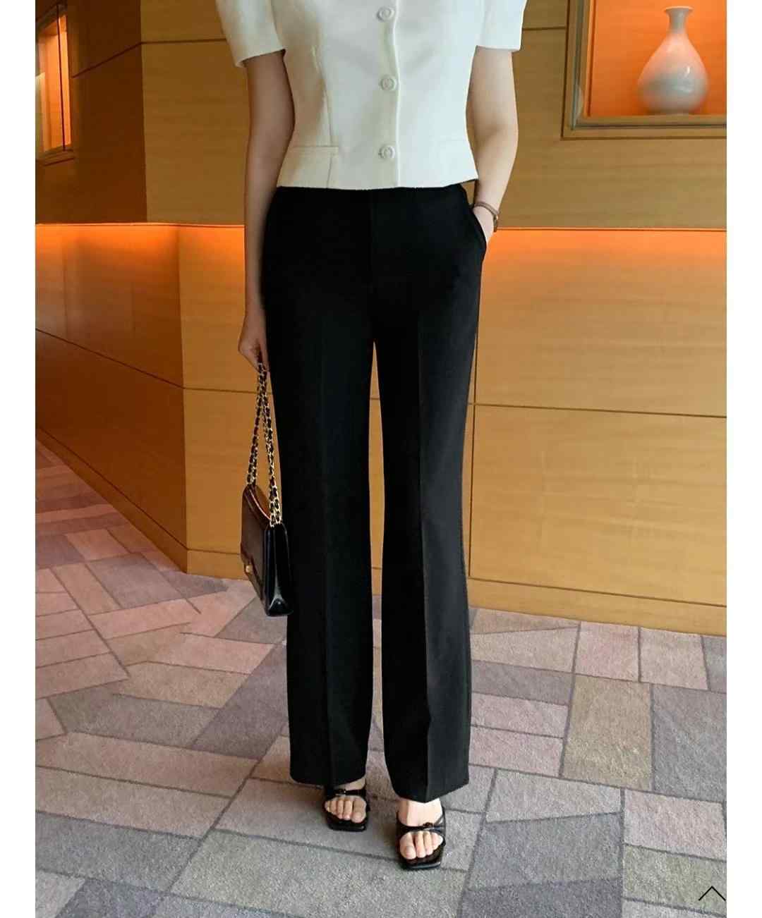 TINT韓國代購㊣女士新款推薦休閑時尚熱賣人氣真品職業休閑褲TINT休閑褲