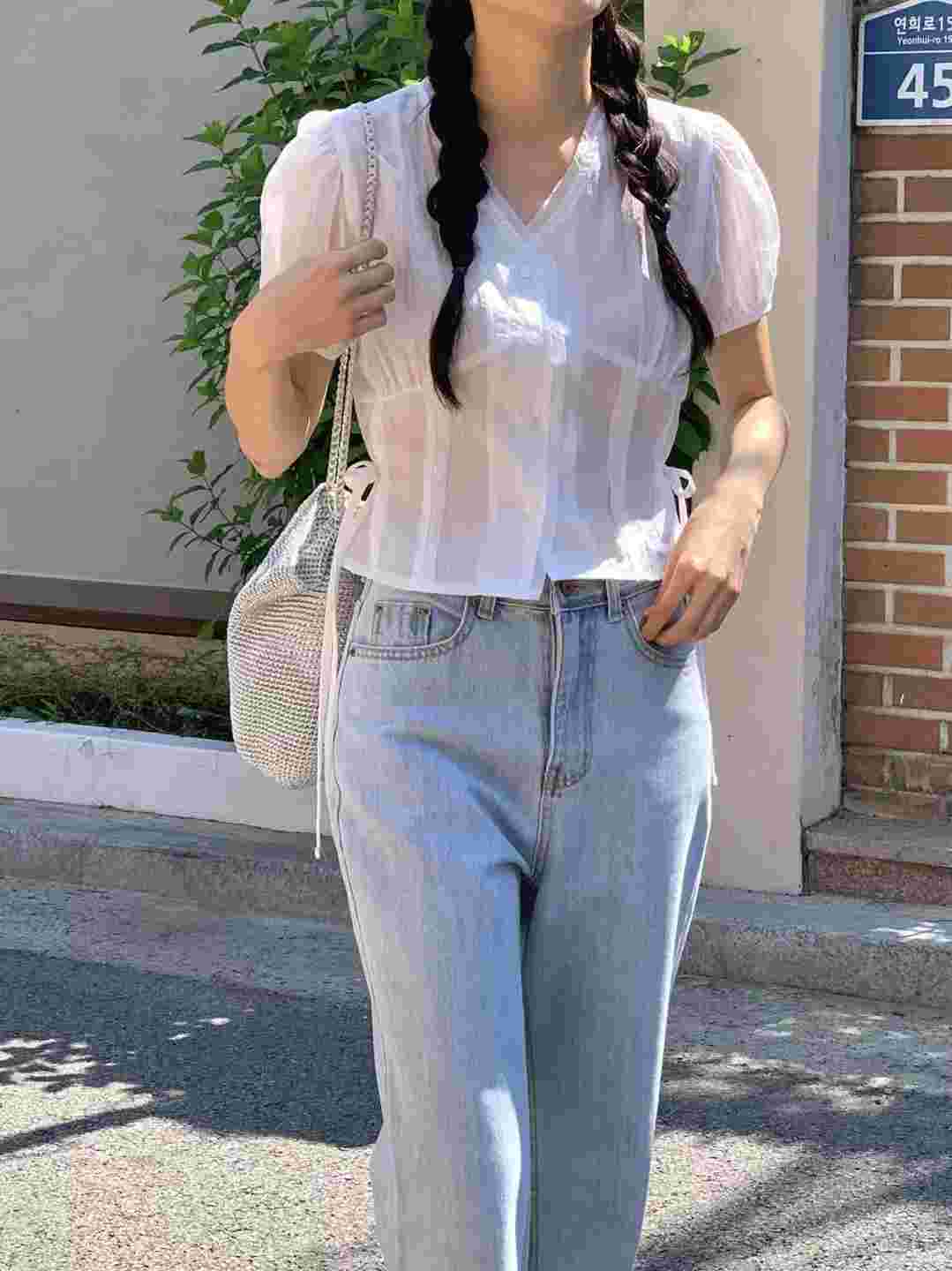 THE ZOA東大門㊣實拍女裝新款休閑推薦熱賣職業襯衫蕾絲衫THE ZOA襯衫/蕾絲衫