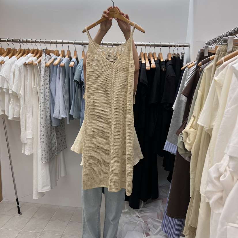 DRESS ROOM東大門㊣實拍女士新款真品休閑推薦人氣連衣裙綁帶DRESS ROOM連衣裙