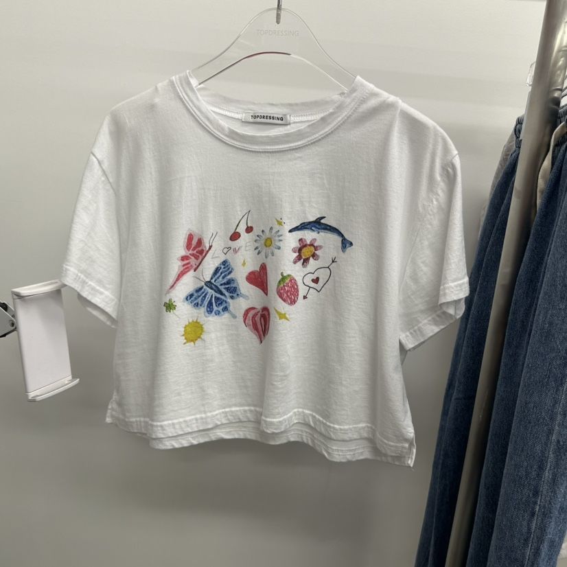TOPDRESSING韓國直郵㊣女裝新款時尚職業熱賣休閑人氣25春夏T恤TOPDRESSINGT恤