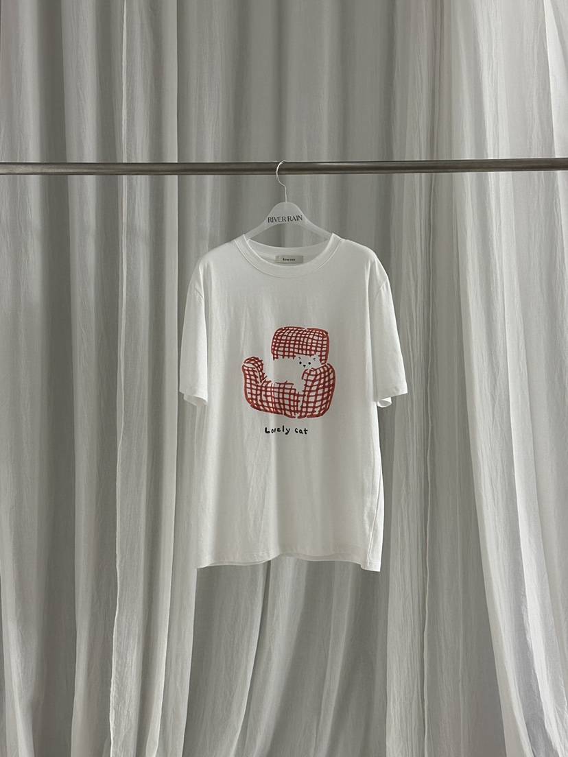 RIVER RAIN韓國代購㊣女士新品推薦職業25春夏真品T恤可愛的RIVER RAINT恤