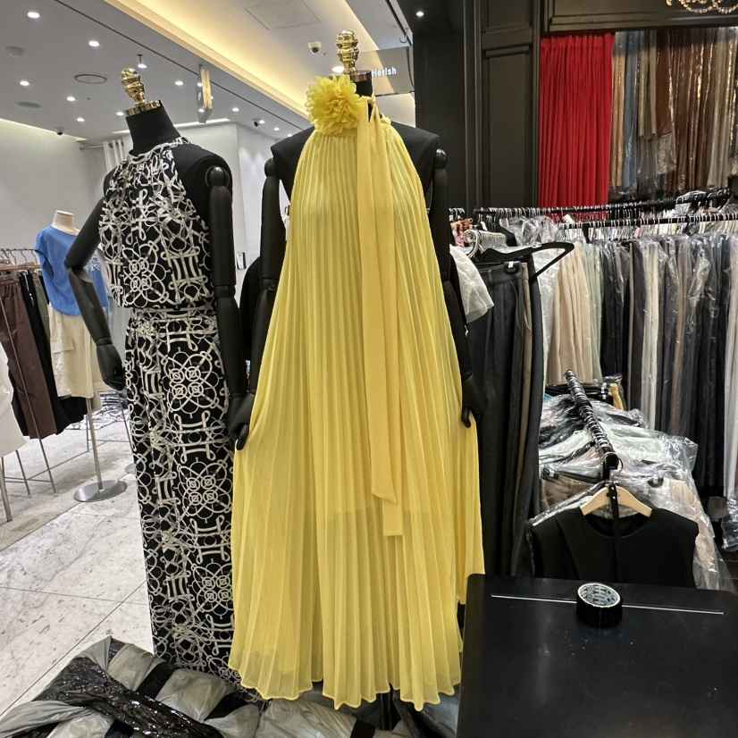 HERISH韓國代購㊣女士新品職業時尚25春夏真品連衣裙含圍巾Herish連衣裙