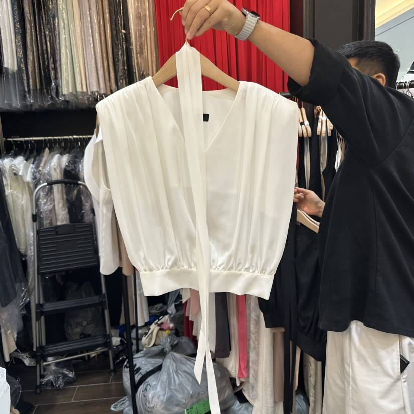 HERISH東大門㊣實拍女裝新款休閑時尚25春夏吊帶背心含圍巾Herish吊帶/背心