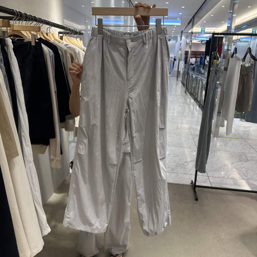 BOUTIQUE SEOUL-P韓國直郵㊣女士新品25春夏休閑熱賣休閑褲But ton/BOUTIQUE SEOUL休閑褲