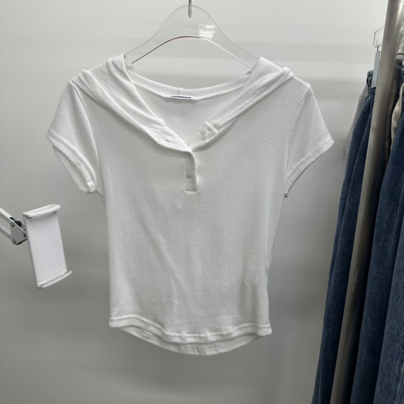TOPDRESSING東大門㊣直郵女裝新品推薦人氣熱賣職業休閑T恤TOPDRESSINGT恤