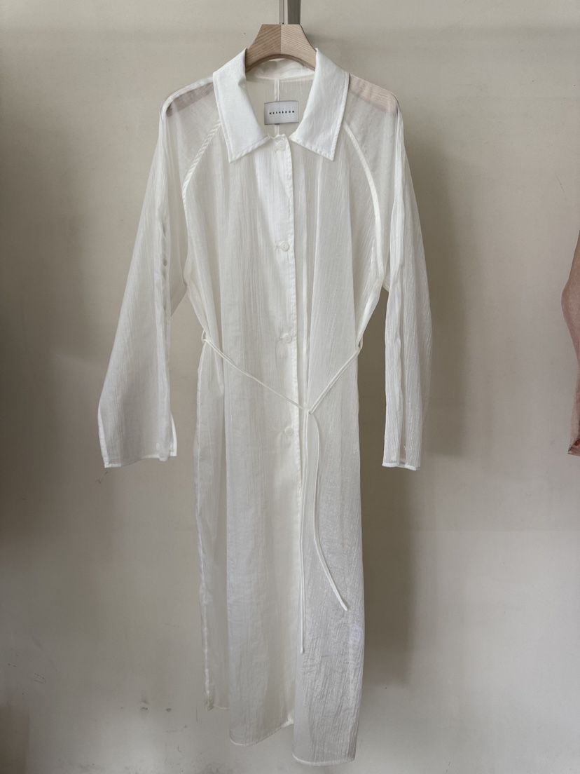MUSHROOM-A東大門㊣直郵女士新品真品25春夏人氣職業長款風衣MUSHROOM長款風衣