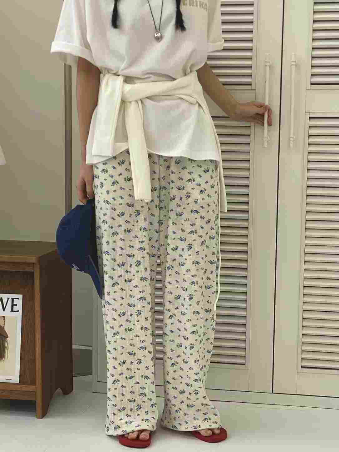 ONTHEMOOD東大門㊣直郵女士新品25春夏職業推薦熱賣真品休閑褲RIPPLE休閑褲