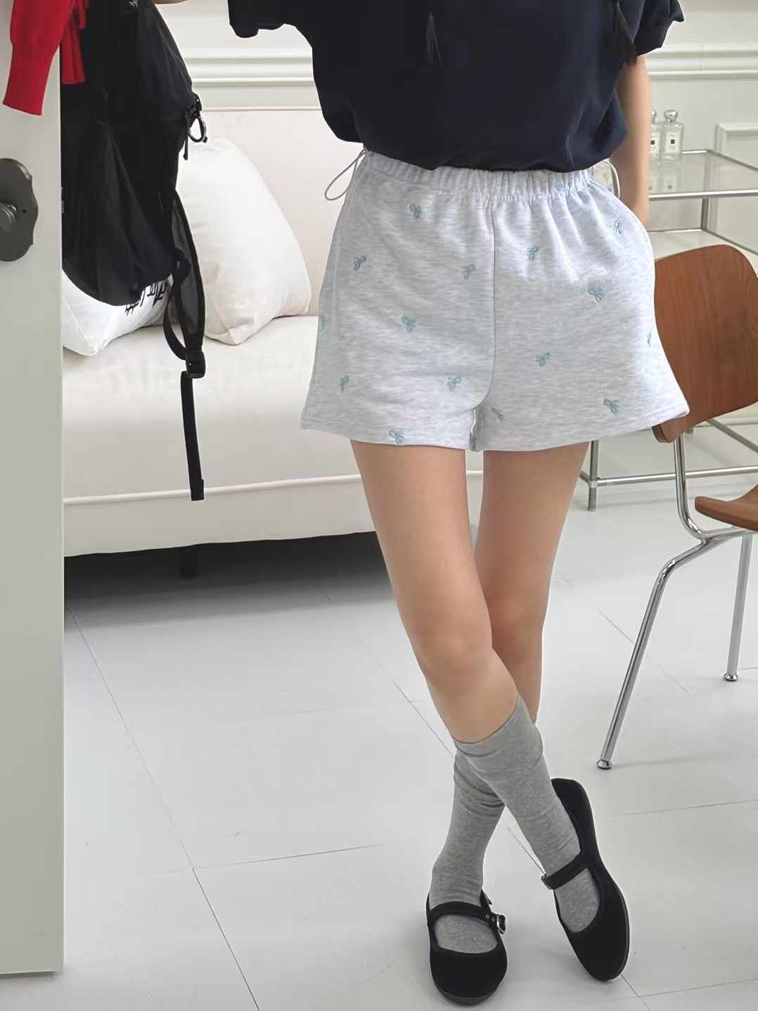 ONTHEMOOD東大門㊣直郵女裝新款25春夏熱賣時尚人氣推薦短褲RIPPLE短褲