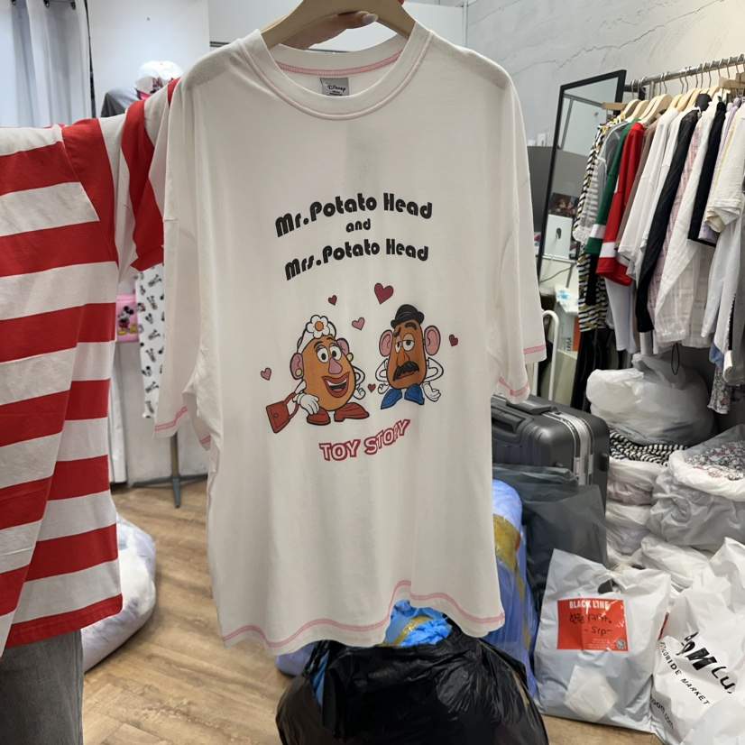 DE LINE東大門㊣代購女裝新品25春夏時尚真品人氣熱賣休閑T恤DE LINET恤