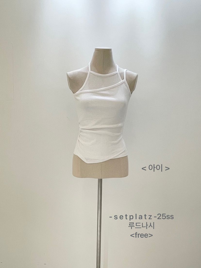 SETPLATZ東大門㊣直郵女士新款推薦人氣休閑熱賣25春夏吊帶背心PLATZCLASSIC吊帶/背心