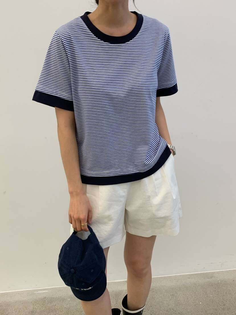 COBALT BLUE東大門㊣直郵女士新款推薦熱賣休閑職業真品T恤COBALT BLUET恤