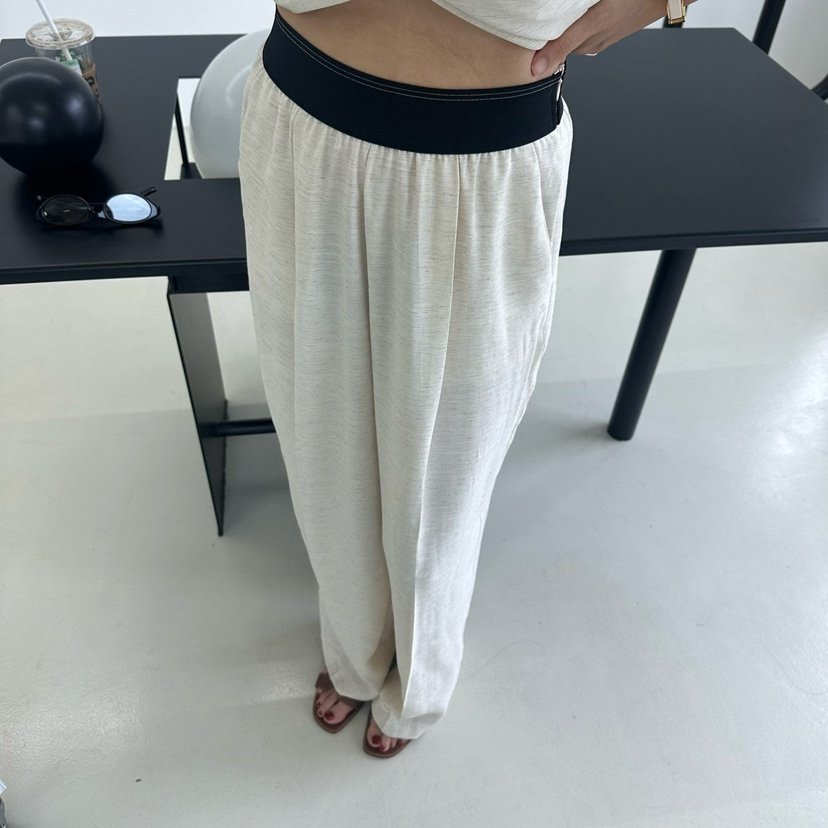 SOUIT東大門㊣直郵女士新款時尚25春夏職業推薦真品人氣休閑褲SOUIT by mabel-L休閑褲