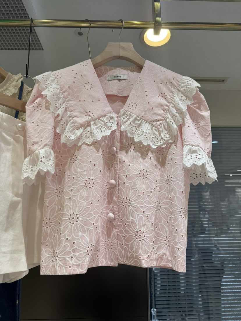 BE&amp;BE韓國直郵㊣女士新品職業推薦休閑時尚襯衫蕾絲衫BE&be襯衫/蕾絲衫