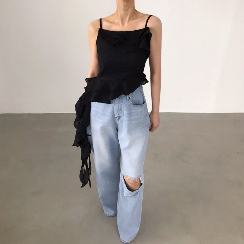 2TWO MOON東大門㊣直郵女士新品時尚休閑人氣真品吊帶背心2TWO MOON吊帶/背心