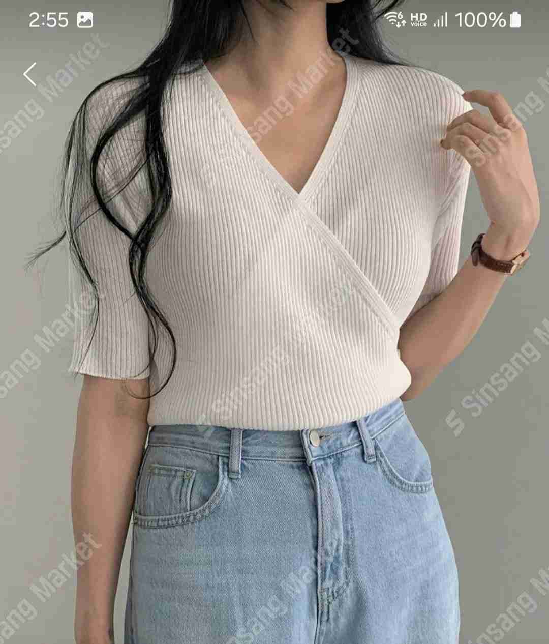 I_HOUR東大門㊣實拍女裝新款職業時尚休閑熱賣真品25春夏針織衫i hour針織衫
