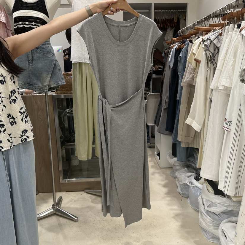 MELO韓國直郵㊣女裝新品時尚職業25春夏人氣休閑真品連衣裙MELO連衣裙