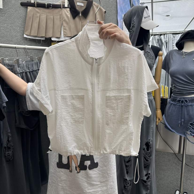 EXIT東大門㊣直郵女士新品時尚職業人氣休閑25春夏襯衫蕾絲衫EXIT襯衫/蕾絲衫