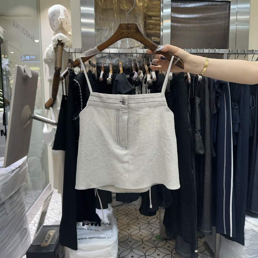 BAMBOLINA韓國代購㊣女士新品推薦人氣時尚25春夏熱賣吊帶背心BAMBOLINA吊帶/背心