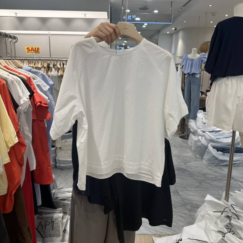 REVE-L韓國代購㊣女士新款真品時尚熱賣25春夏推薦襯衫蕾絲衫REVE-L襯衫/蕾絲衫