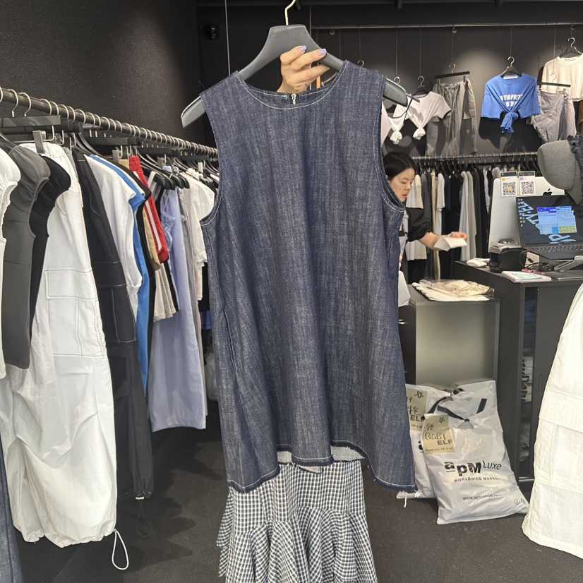 ELF-L東大門㊣實拍女士新品職業休閑時尚人氣真品25春夏連衣裙PROJECT ELF/ELF-L連衣裙