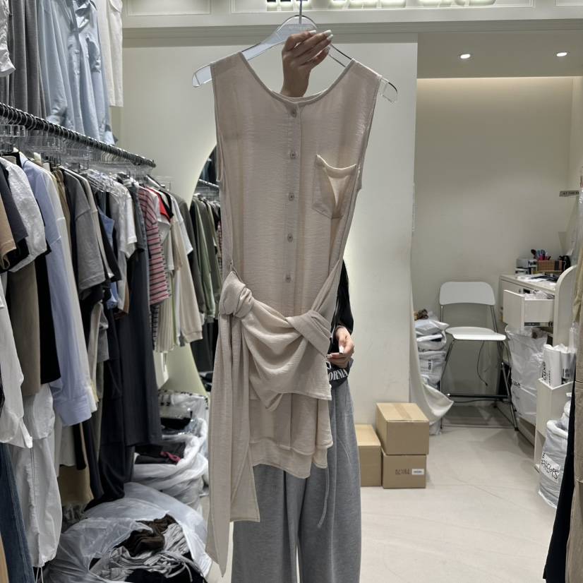 AT THE END東大門㊣代購女士新款熱賣時尚休閑推薦吊帶背心AT THE END吊帶/背心