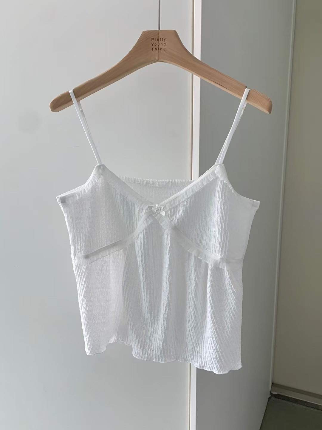 PYT-ot東大門㊣直郵女裝新品真品職業休閑25春夏熱賣吊帶背心pretty young thing吊帶/背心