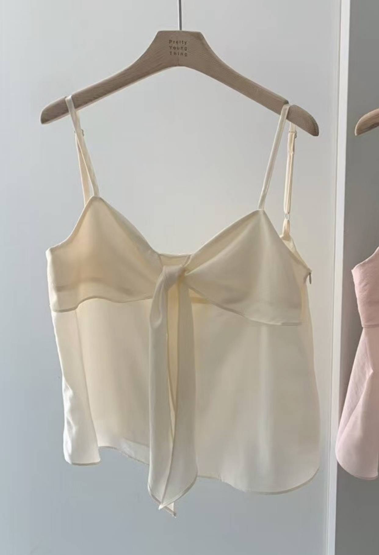 PYT-ot東大門㊣代購女士新品25春夏真品人氣職業熱賣吊帶背心pretty young thing吊帶/背心