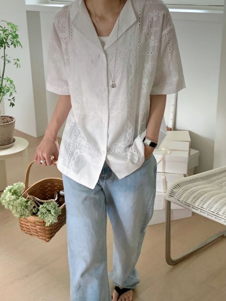 DOIT東大門㊣實拍女裝新品休閑真品推薦熱賣25春夏襯衫蕾絲衫DOIT襯衫/蕾絲衫